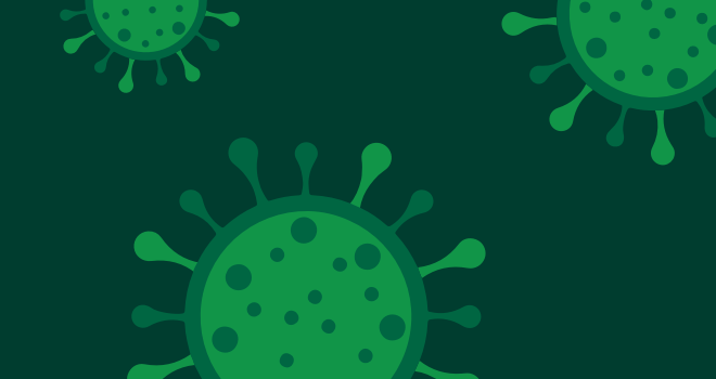 covid-19 virus green