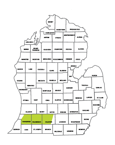 Bronson healthcare partners coverage map