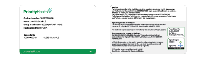 PriorityPOS ID card example