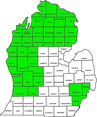 michigan medicaid service area map