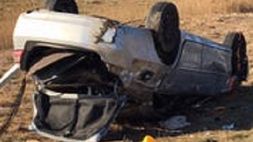 car accident rollover from Michigan State Police