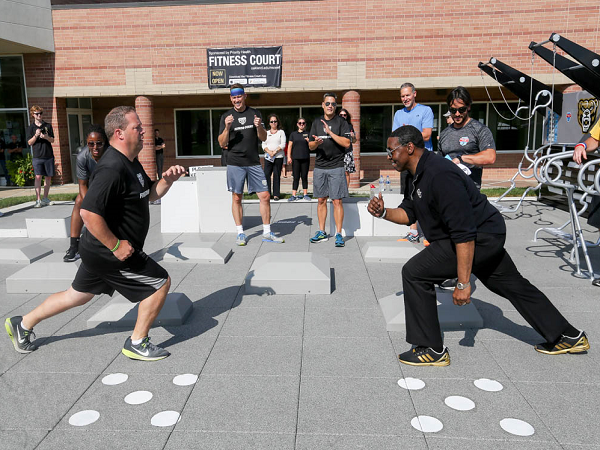 Oakland University Fitness Court