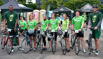champions on bikes
