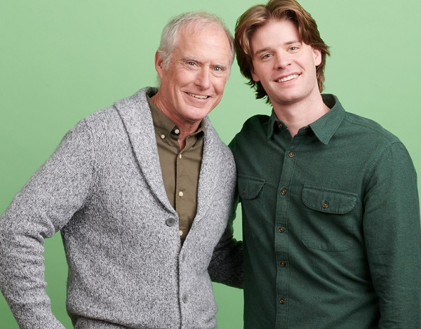 old man and young guy smiling
