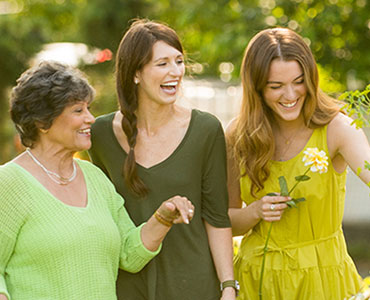 women with flowers