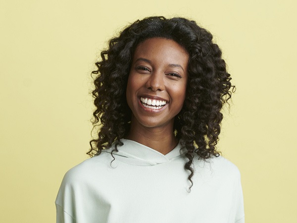 Smiley young woman