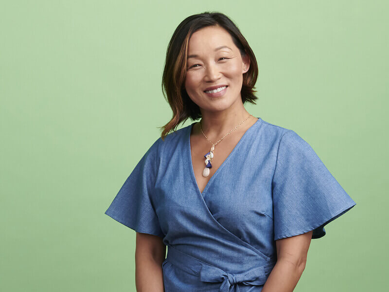 Smiling Asian woman