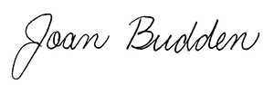 Joan Budden signature