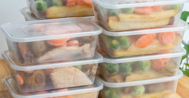 food prep in containers