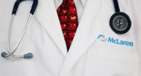 Mclaren doctor with stethoscope