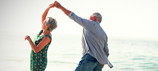 couple on beach