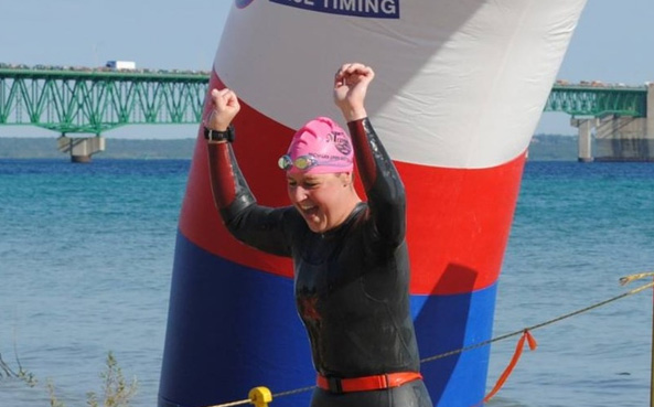 Champion Amy Larson