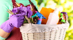 Cleaning basket